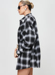 product Princess Polly  Waver Shirt Black / White Check