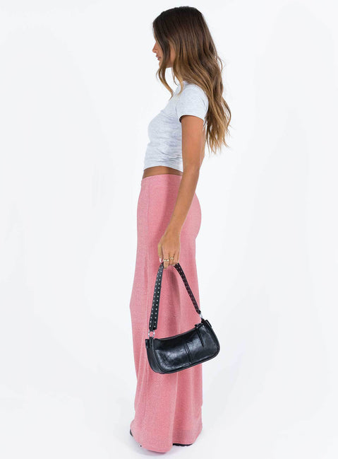 product Harriette Maxi Skirt Pink Lurex Princess Polly  Maxi 