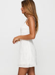 Powell Mini Dress White