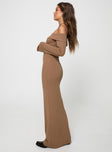 product Princess Polly Crew Neck  Maida Maxi Dress Light Brown