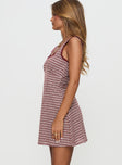 Dasha Mini Dress Red Check