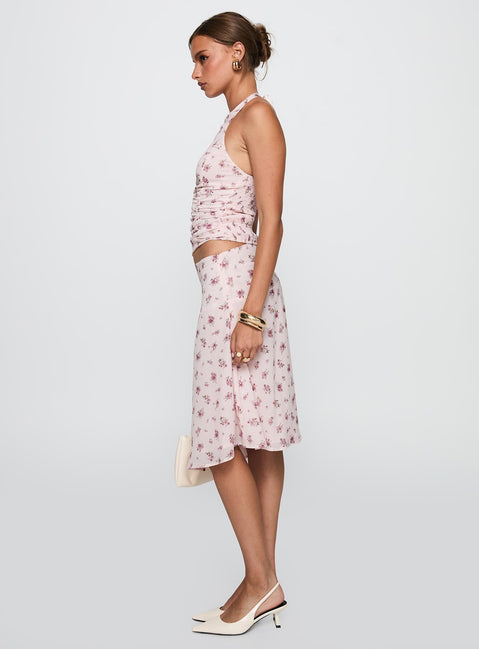 Mixed Media Set Pink Floral