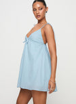 Pavlos Mini Dress Light Blue