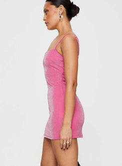 product Princess Polly Square Neck  Ellinor Mini Dress Pink