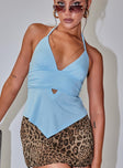 Averee Halter Top Blue