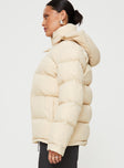 Dream Puff Technical Puffer Jacket Beige