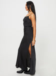 product Princess Polly High Neck  Damelio Low Back Maxi Dress Black