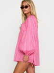 Praiza Playsuit Pink Stripe