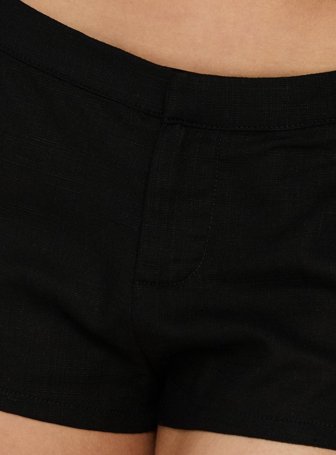 Youma Micro Shorts Schwarz