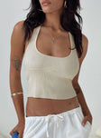 Halter top Knit material Good stretch Unlined 