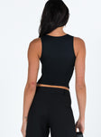 Zippity Tank Top Black