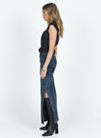 product Orillia Denim Midi Skirt Dark Wash Princess Polly  Maxi 