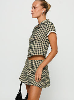 Rhom Set Brown Check