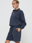 Dream Fleece Quarter Zip Sweatshirt Navy