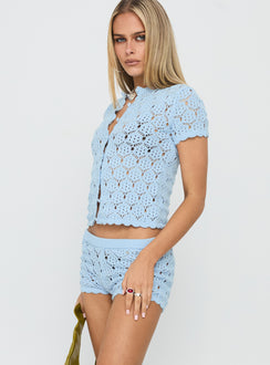 Sun Still Shines Crochet Set Blue