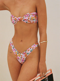 Tamrali Bandeau Bikini Top Multi Floral