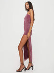 Princess Polly Square Neck  Carboni Maxi Dress Mauve