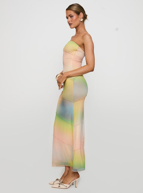 Luela Maxi Dress Tie Dye Multi