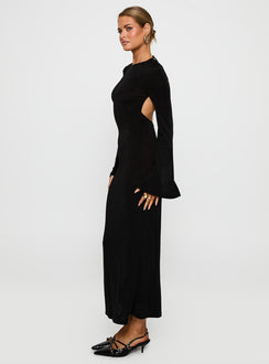 Amersham Long Sleeve Maxi Dress Black