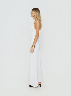 Makaia Balconette Maxi Dress White