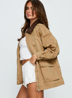 Philette Oversized Jacket Camel