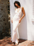 product Princess Polly High Neck  Lovelle Bias Cut Maxi Dress White