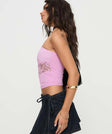 Leary Strapless Top Pink