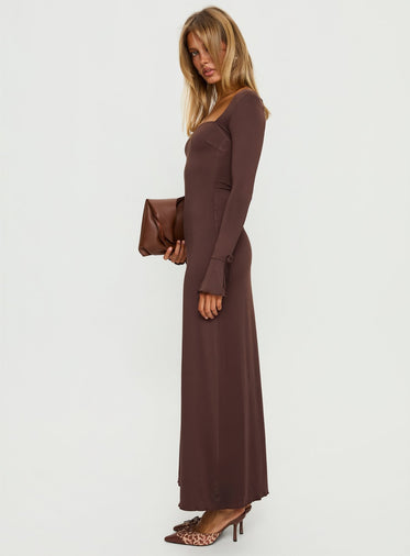 Brown Long Sleeve Dresses Brown Long Sleeve Dresses