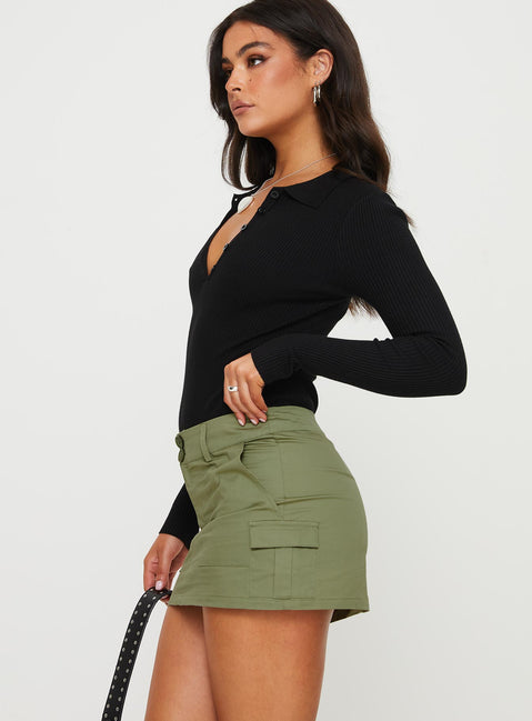product Jameson Mini Skirt Green Princess Polly  Mini Skirts 