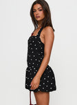 Gigli Bubble Hem Mini Dress Polka Dot