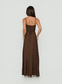 Members Only Maxi Dress Brown