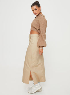 product Devine Cargo Maxi Skirt Stone Princess Polly  Maxi 
