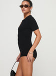 Syleem Knit Romper Black