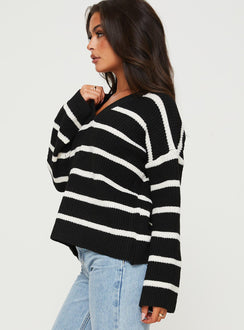 Forte Knit Sweater Black Princess Polly  regular 