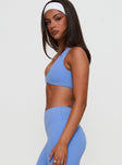 Pulse Active Halter Crop Blue