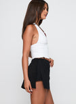 Gigi Wrap Skort Black