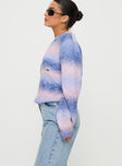 Marge Ombre Stripe Sweater Multi Princess Polly  regular 