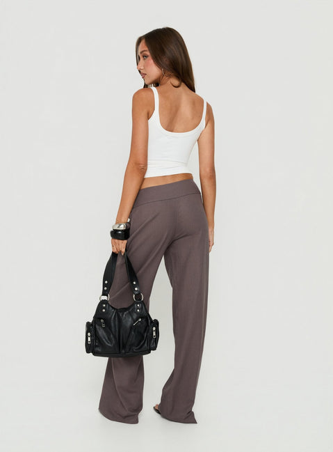 Brea Frill Belted Trousers Iron