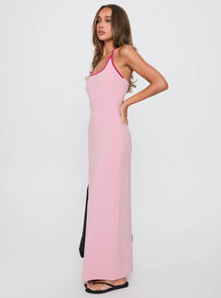 Teisha Halter Maxi Dress Pink