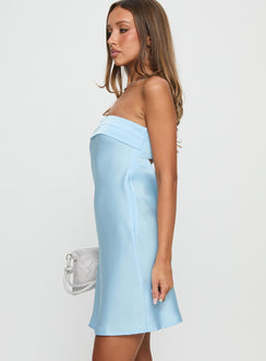 Phillipa Mini Dress Light Blue