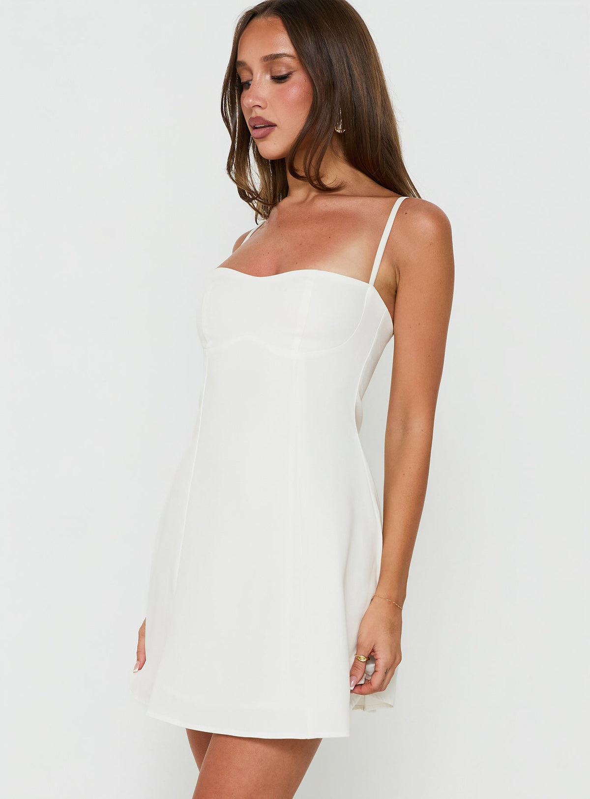 Easy To Love Mini Dress White