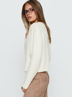 Denmark Cardigan White