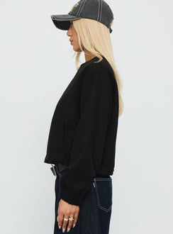 Grasp Bomber Jacket Black