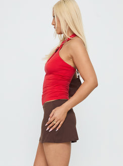 Basecamp Jersey Skort Chocolate
