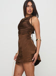 Rosabella Mini Dress Brown