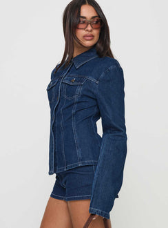 Rider Jacket Blue Denim