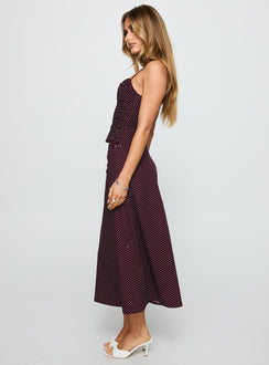 Shining Mirrors Set Burgundy