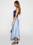 Resistance Asymmetrical Maxi Skirt Blue