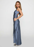 Mordecai Halter Maxi Dress Blue