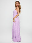 South Of France Maxi Dress Lilac